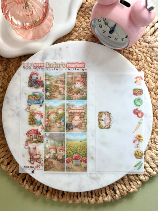 Koko's Farmers Market Savings Challenge🍄🌾