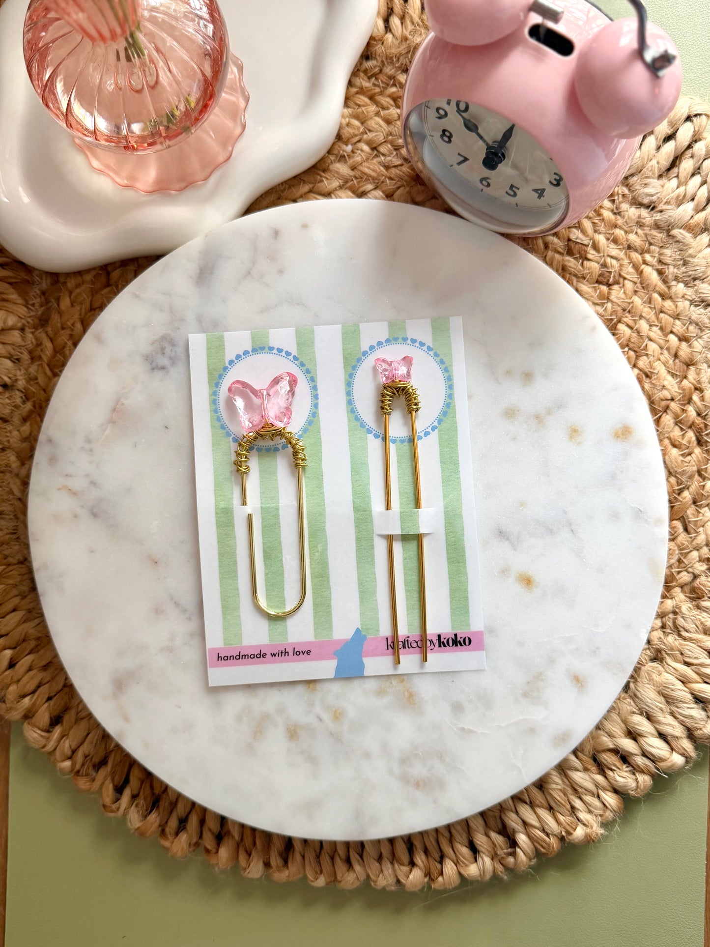 Blush Butterfly Duo 🦋