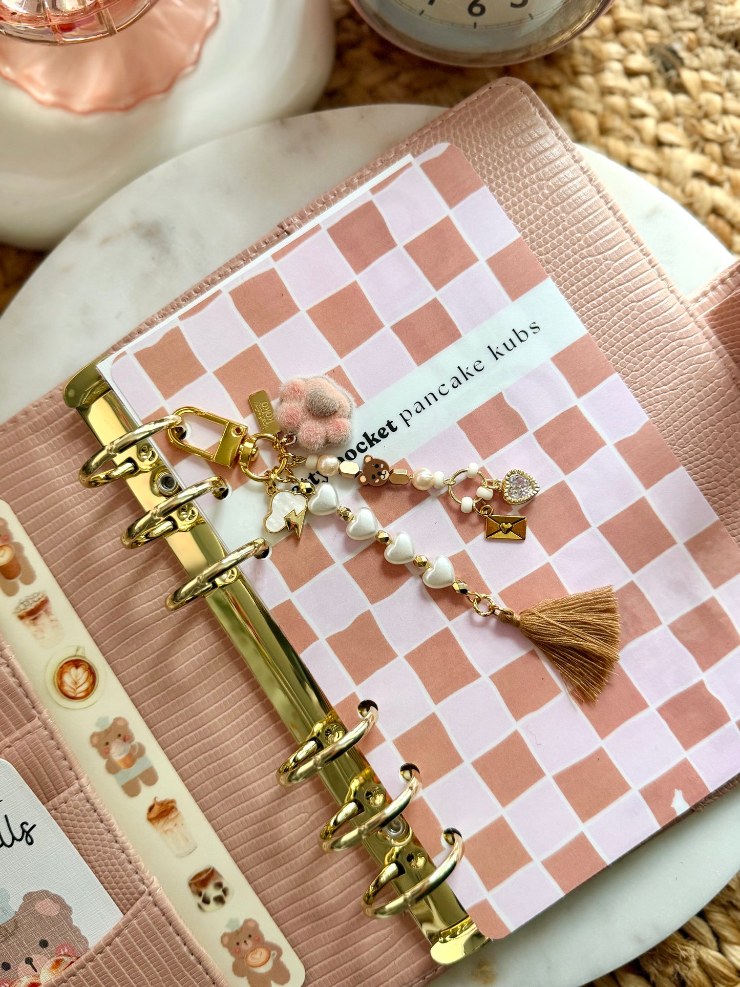 Cloud & Cocoa Planner Charm☁️🐻