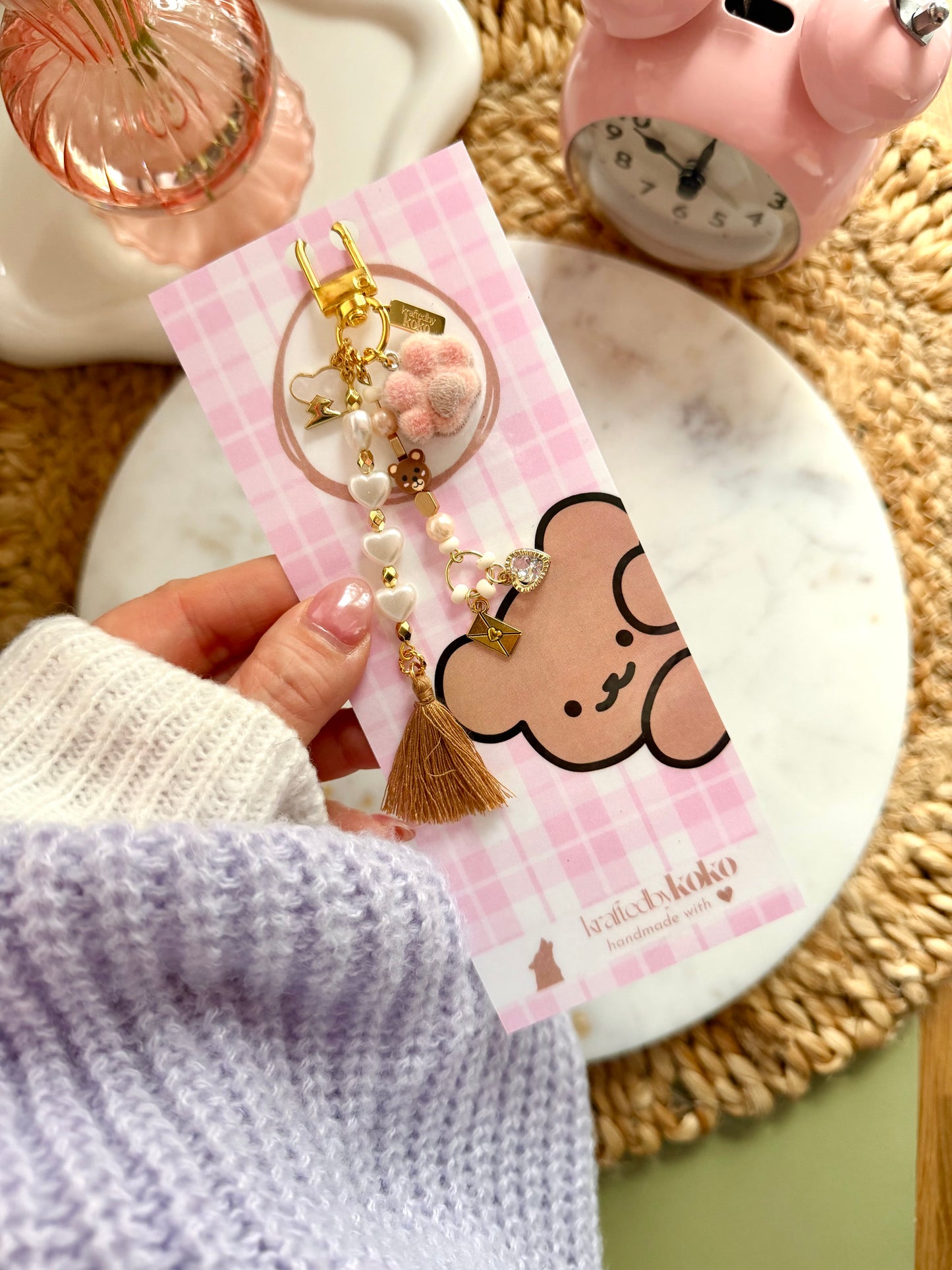 Cloud & Cocoa Planner Charm☁️🐻