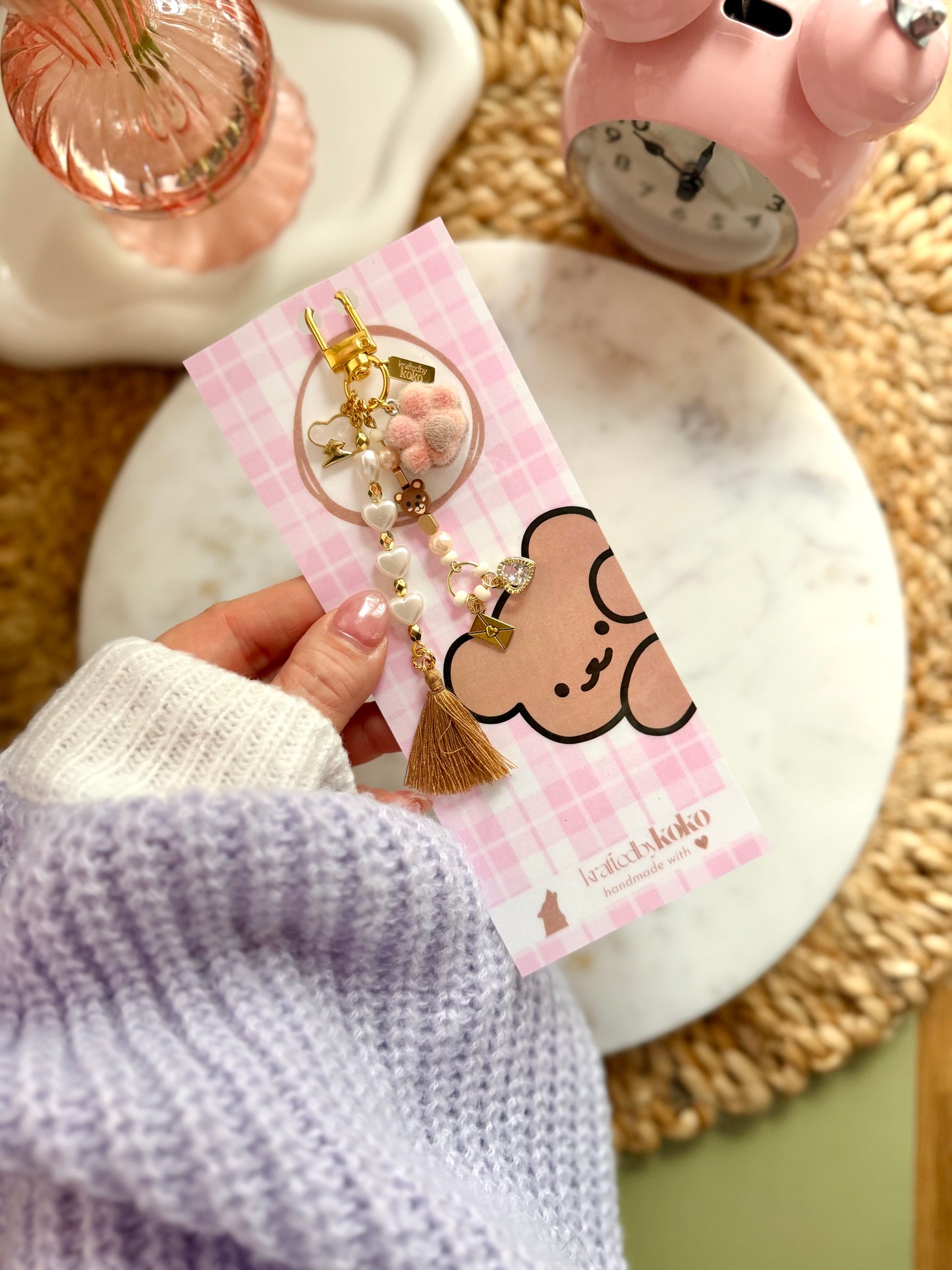 Cloud & Cocoa Planner Charm☁️🐻