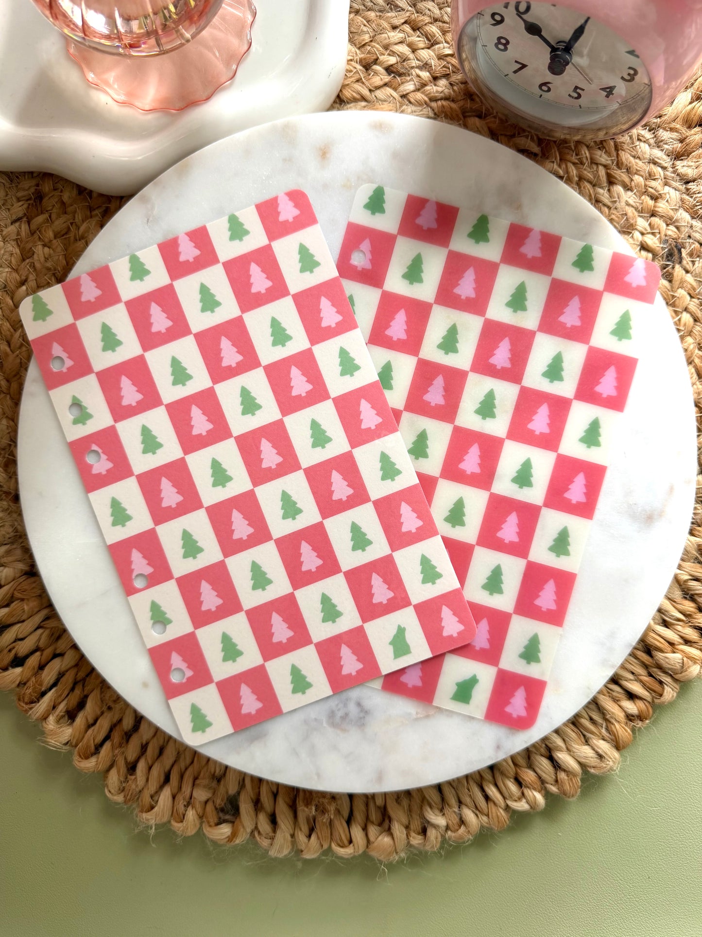 Checkered Christmas Dashboard