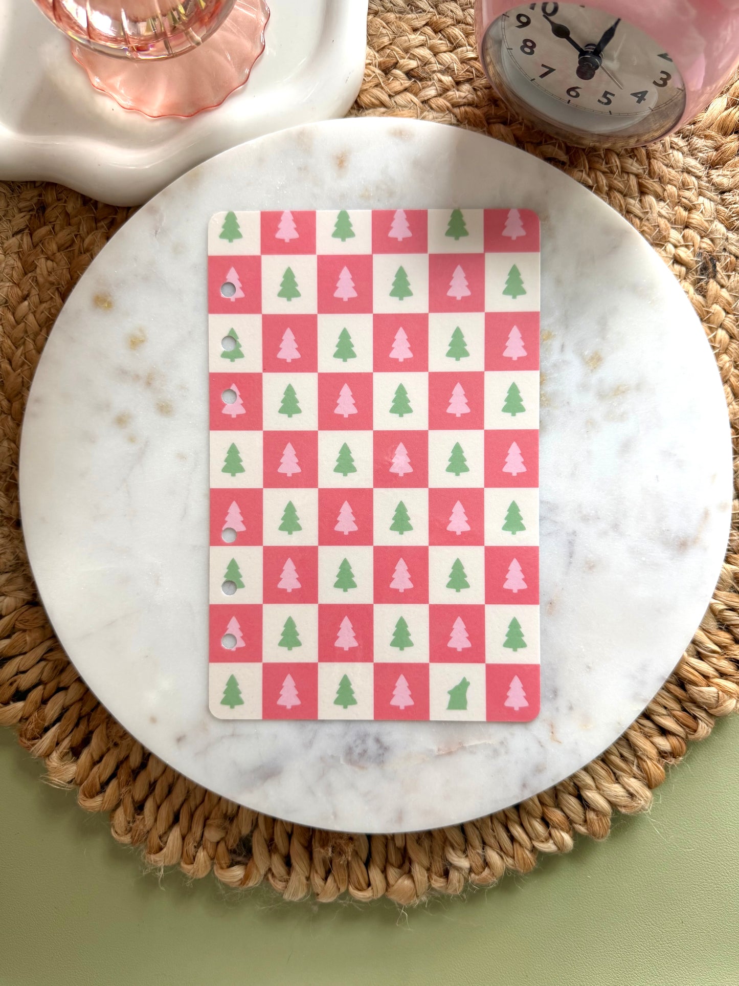 Checkered Christmas Dashboard