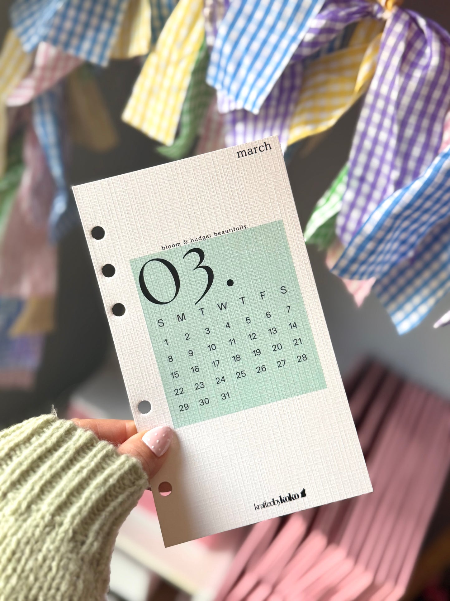 The Pretty Pastel Yearbook - Kalendar Overview