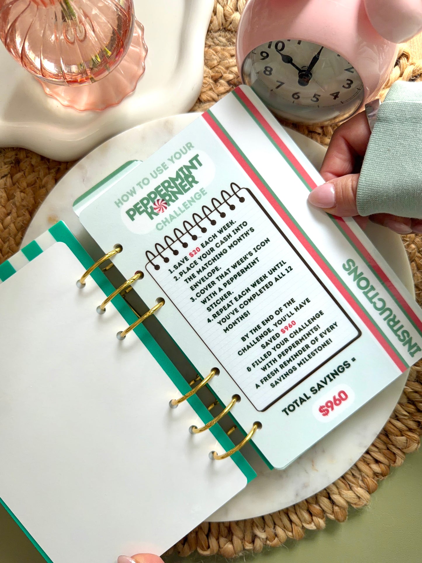 Peppermint Korner Savings Challenge