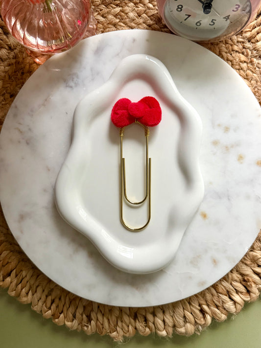 Big Red Bow Paperclip