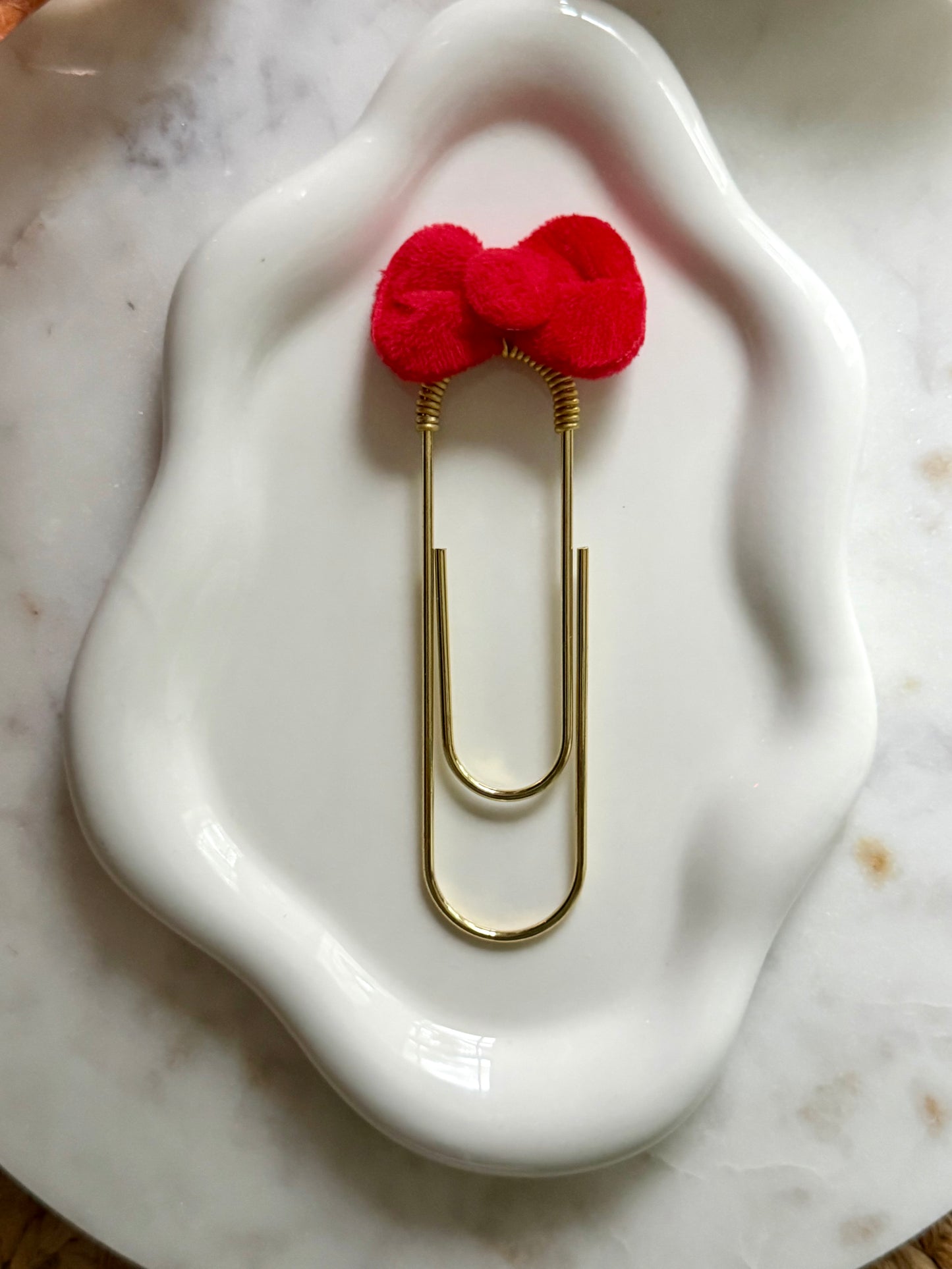 Big Red Bow Paperclip