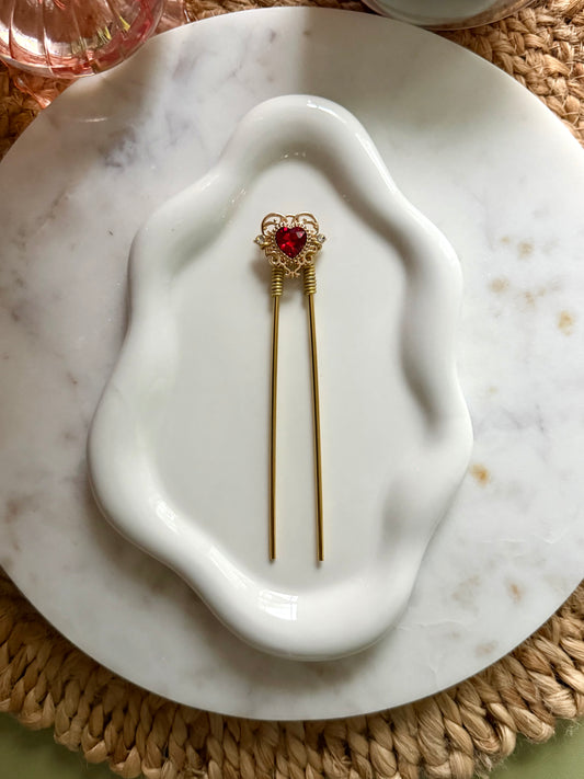 Crimson Keepsake Pocket Pin