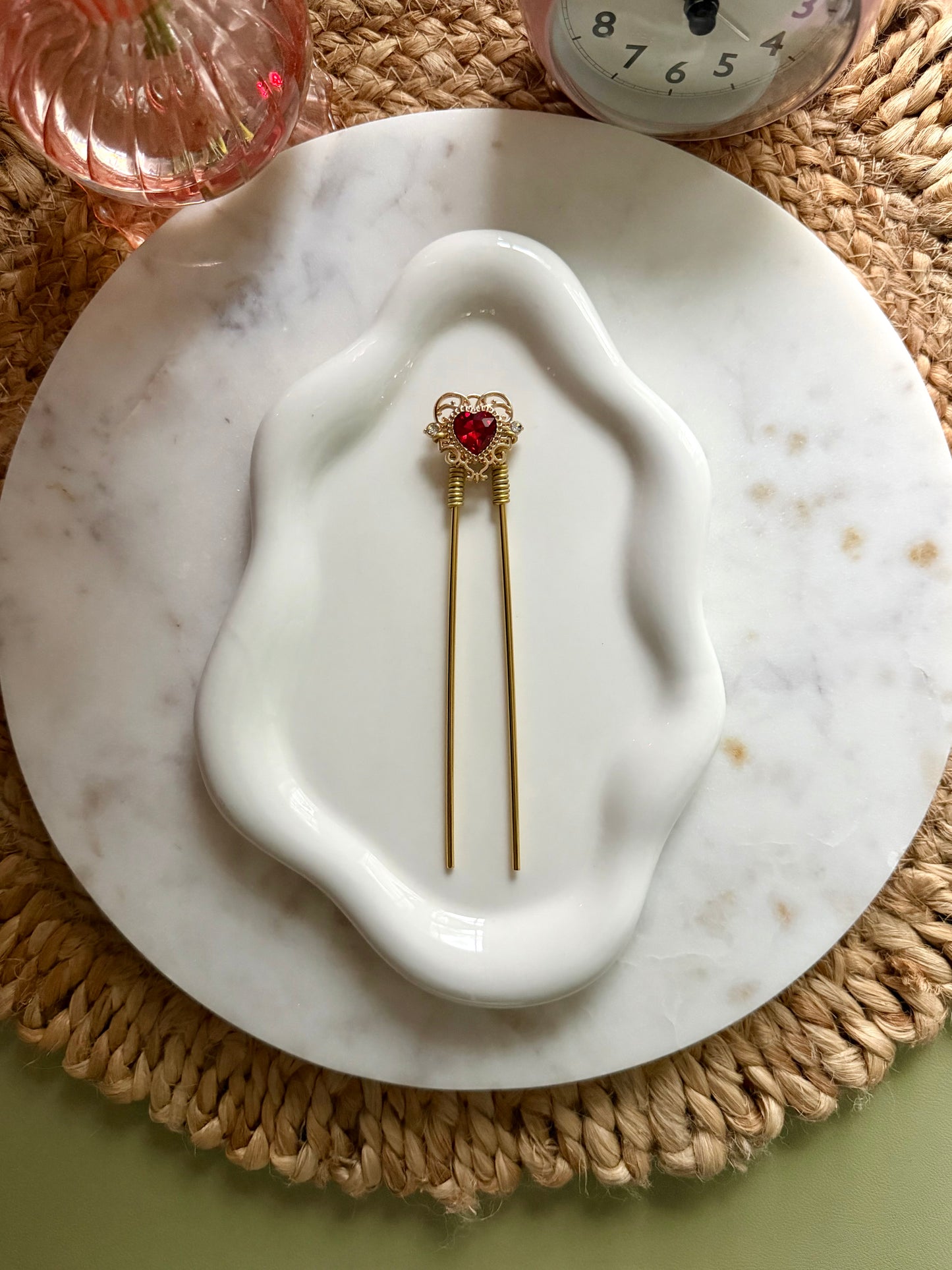 Crimson Keepsake Pocket Pin