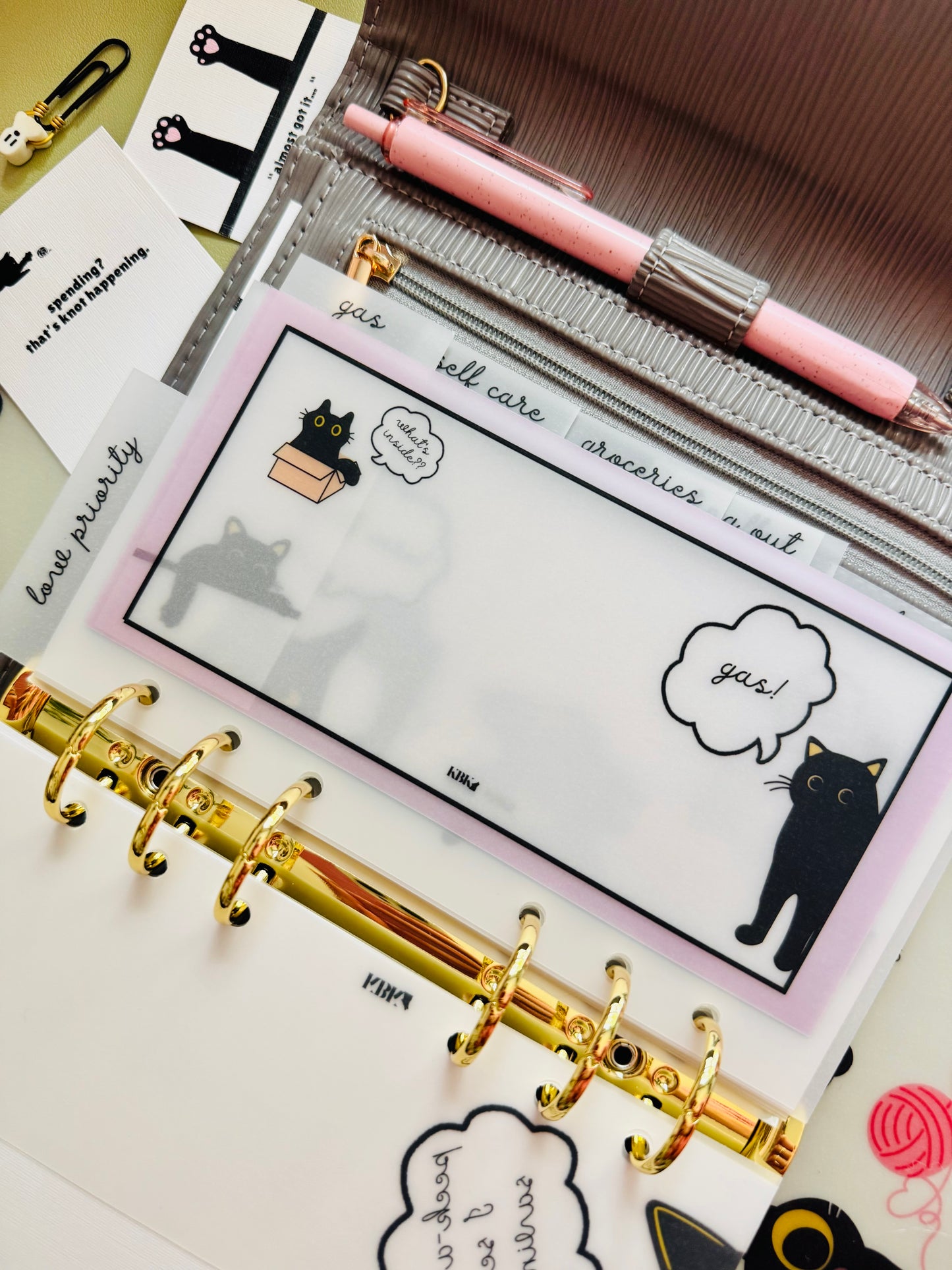 Shadow Paws Cash Envelopes 😸🐾