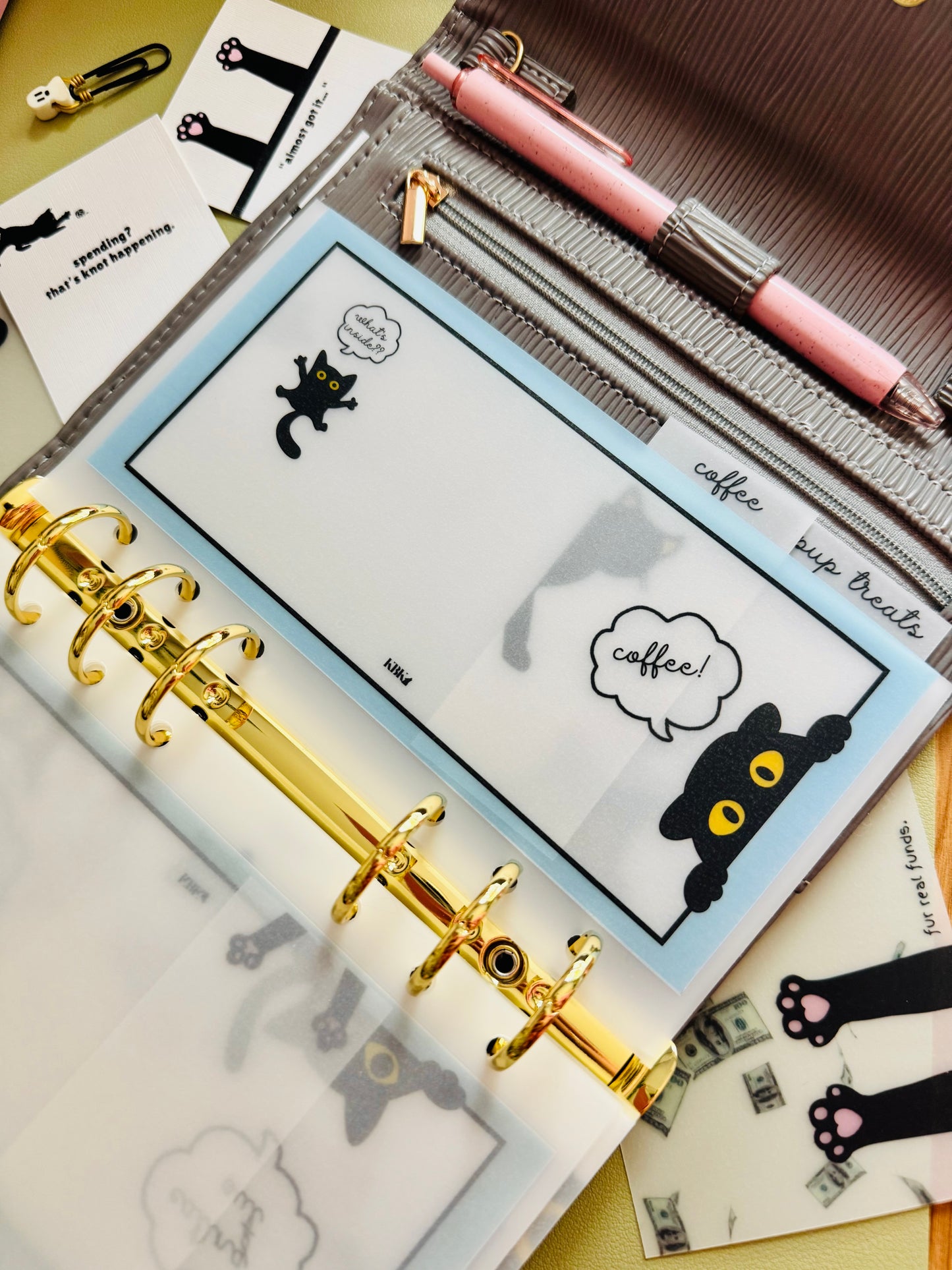 Shadow Paws Cash Envelopes 😸🐾