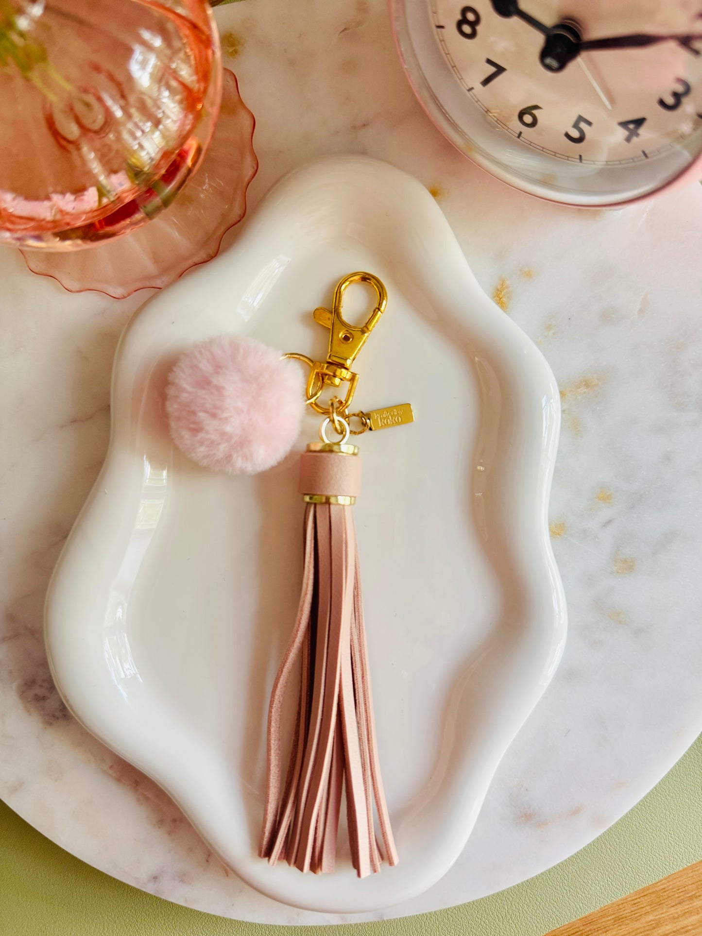 Polish Puff Keychain