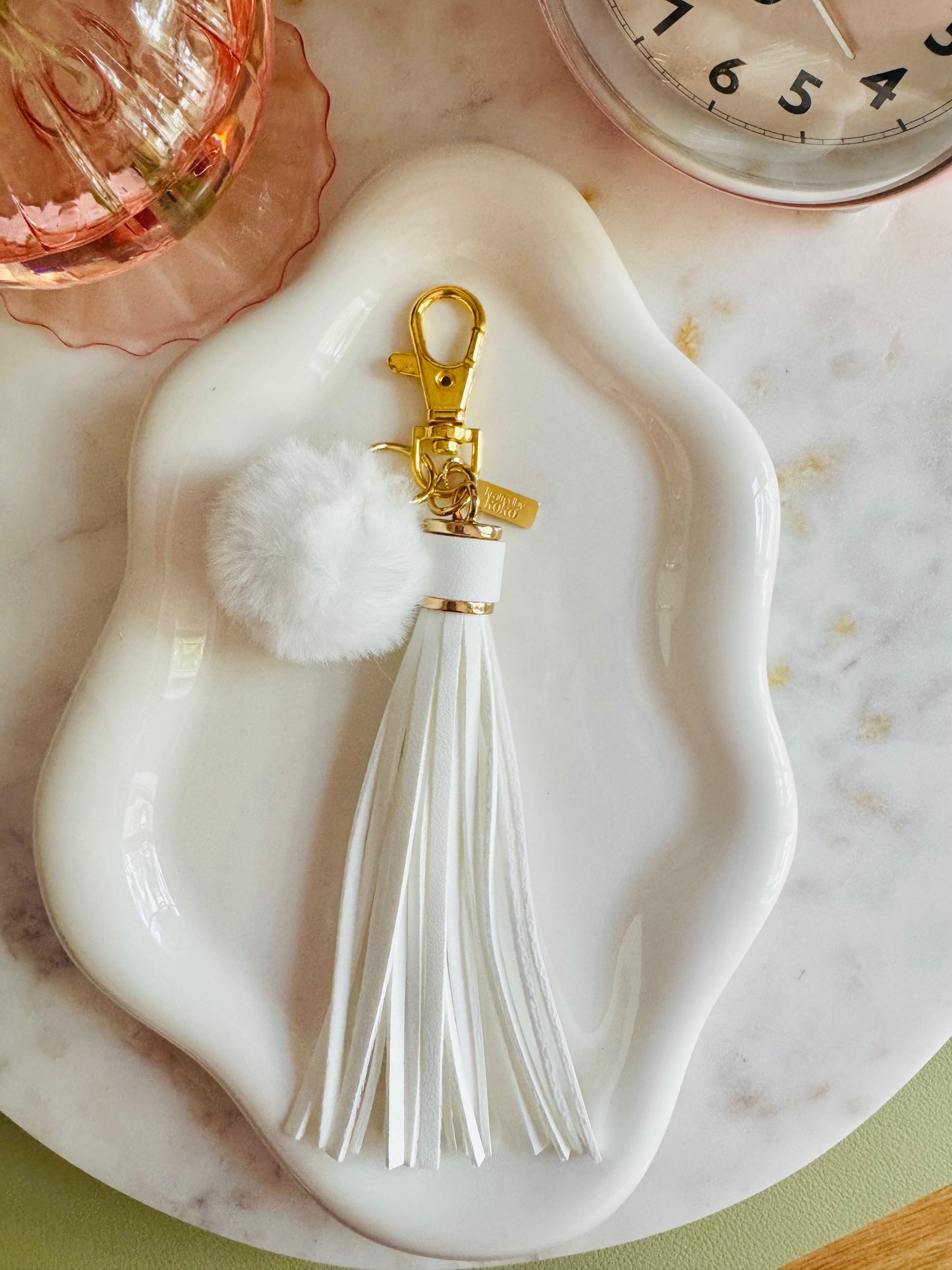 Polish Puff Keychain