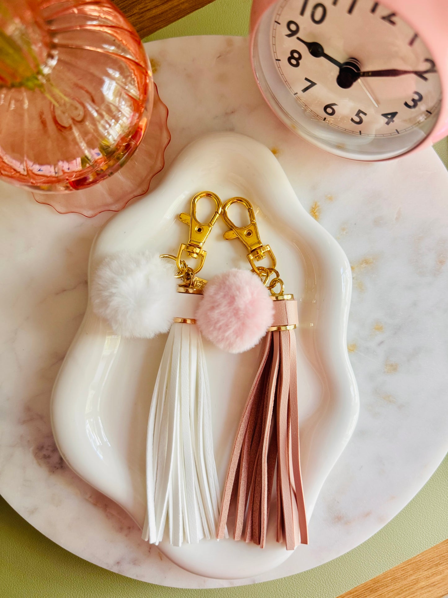 Polish Puff Keychain